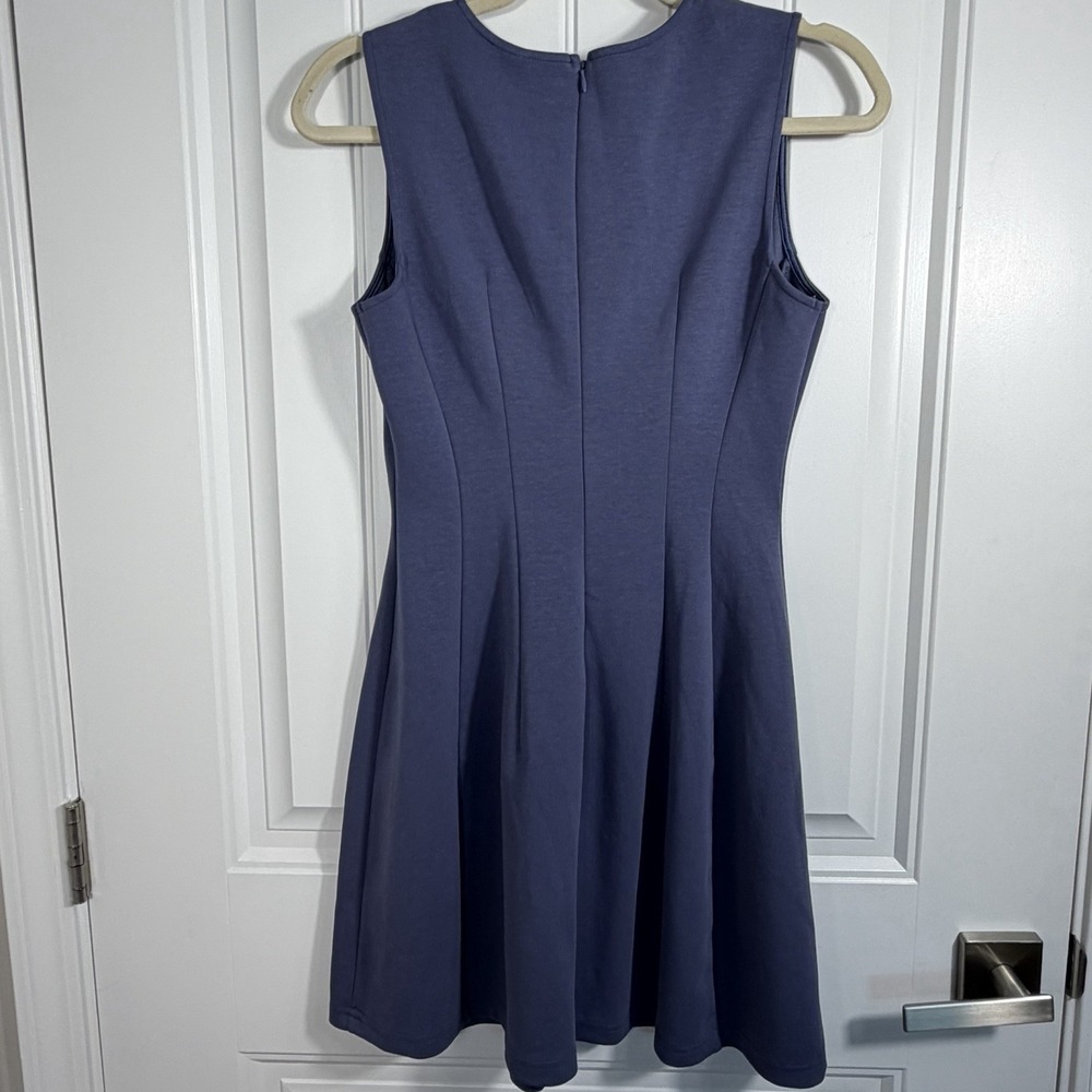 PrettyGarden Periwinkle Sleeveless Fit & Flare Knit Dress Women's Small - Picture 3 of 9